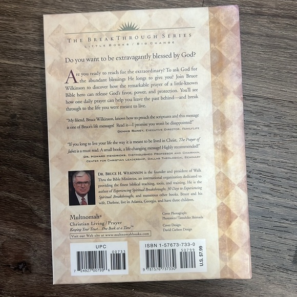 2 Bruce Wilkinson books, Secret of the Vine & The Prayer of Jabez - Picture 5 of 5